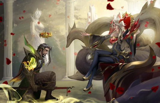 Dragon and Fox Print