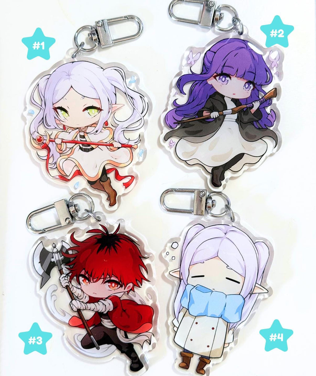 F: Epoxy Keychains